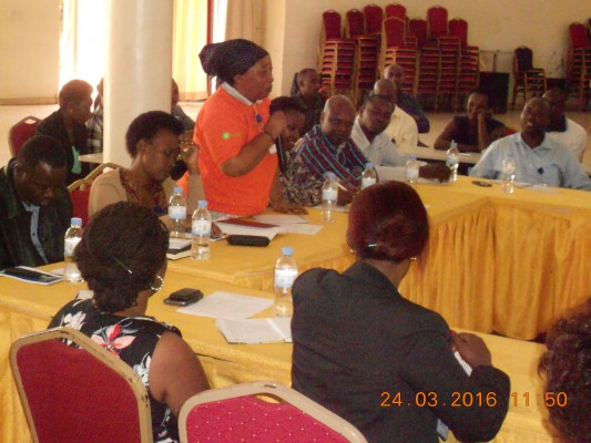 Abakozi ba RDRC bahaye ikaze Umunyamabanga Mukuru wa RDRC