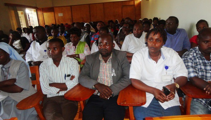 Abakozi b'ibitaro bya Kabgayi bakurikirana ibiganiro