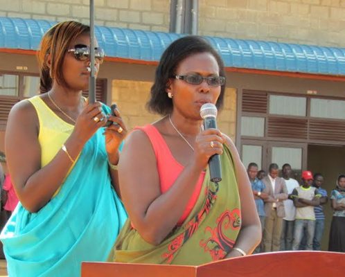 Mayor of Kicukiro District, Dr Jeanne Nyirahabimana, while addressing the gathering during the occasion
