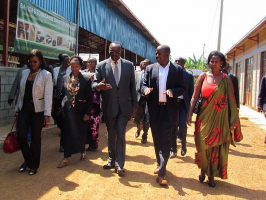 Tour of the officials in the area