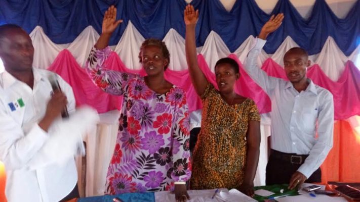 Abinjjwe muri Komite Nyobozi ya PSD mu karere ka Gatsibo bahise barahirira imbere y'ababatoye