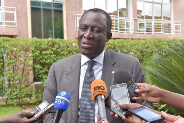 Attaher Maiga, FAO Representative to Rwanda speaking to the media. (Photo/Elias Hakizimana)