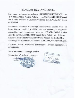 Itangazo Joseph