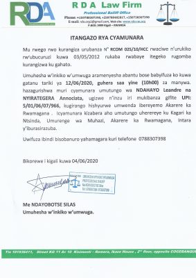 Cyamunara Rwamagana