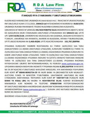 RDA Itangazo