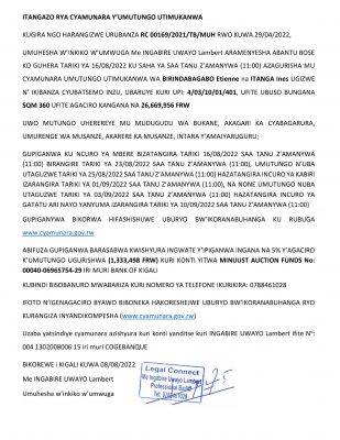 ITANGAZO-RYA-CYAMUNARA-401-RH