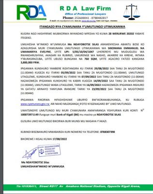 Itangazo1