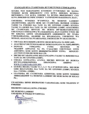 Itangazo1
