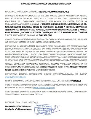 Itangazo1