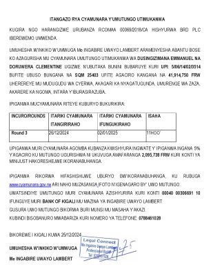 ITANGAZO RYA CYAMUNARA EMMANUEL D-page-001