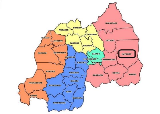 Rwanda District Maps