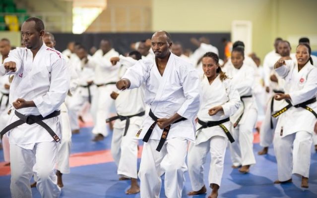 MINISTER IN KARATE SPORTS